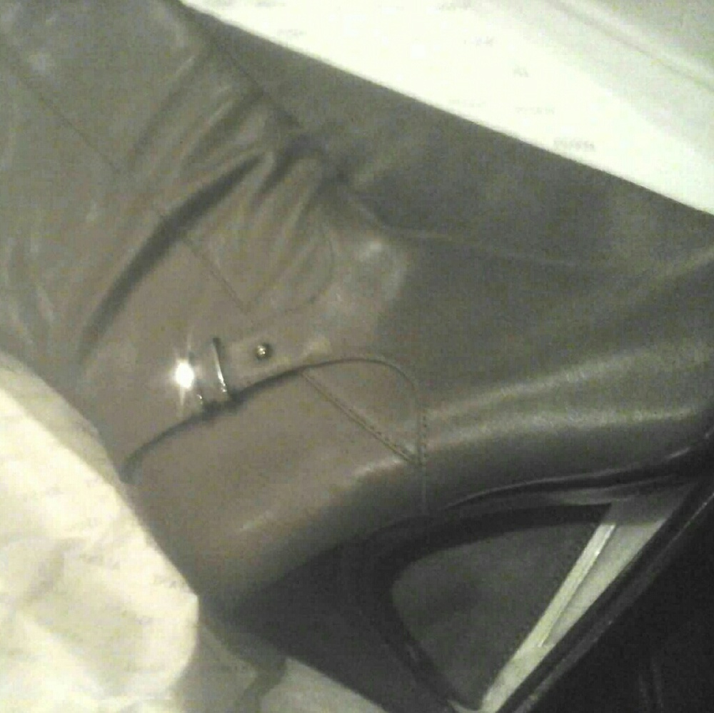 Grey boots